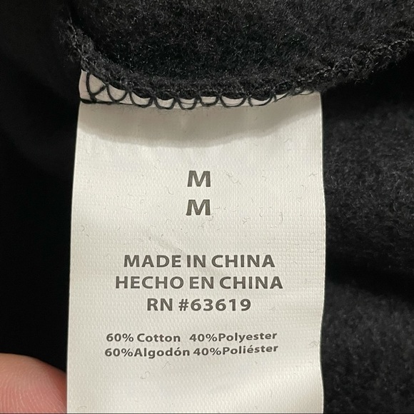 Bebe Sport black pullover hoodie, NWT, medium - Picture 7 of 7